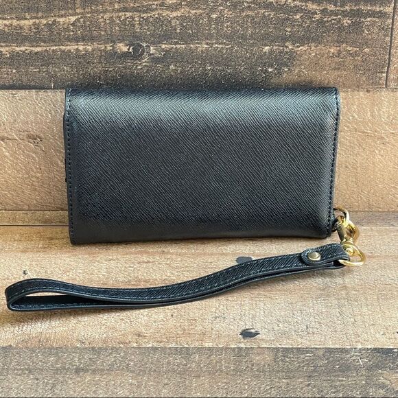 Michael Kors Multifunction iPhone 5 Wristlet / Wallet Clutch Bag in Black - Picture 5 of 11